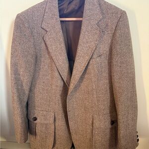 Pendleton Tan Herringbone Blazer